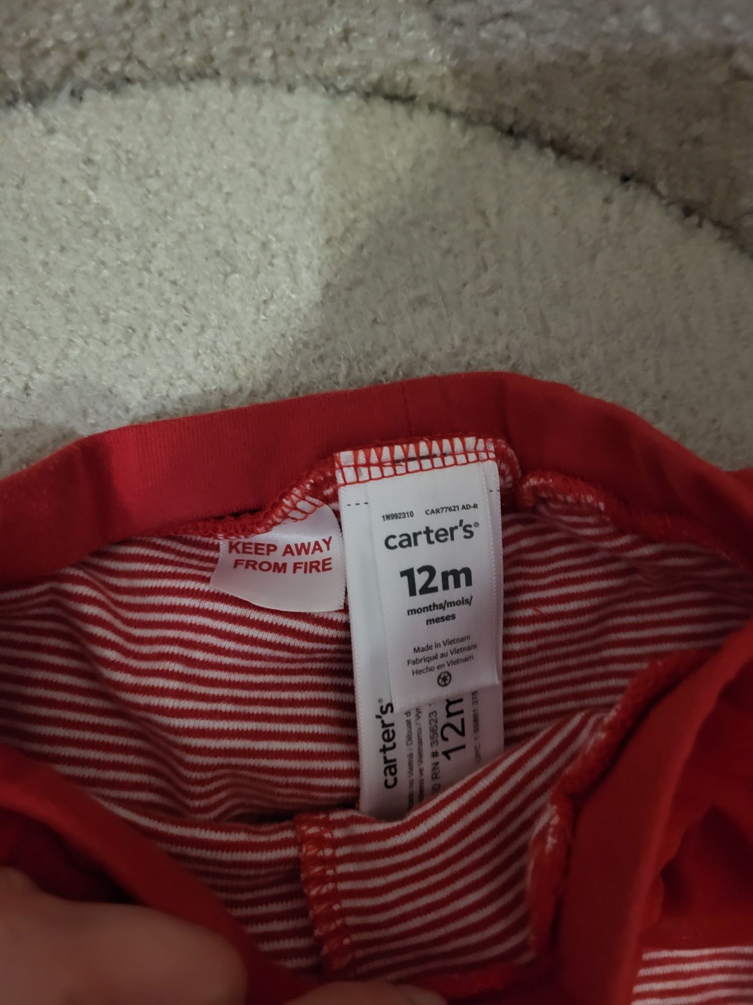 Spodnie legginsy święta elf czerwone 80 wigilia