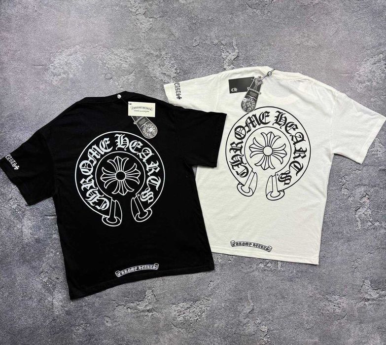 Футболка Chrome Hearts хром хардс усі розміри чорна і біла