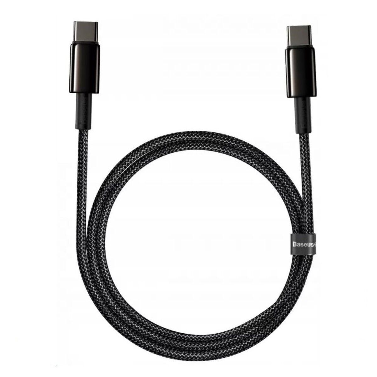 Кабель Baseus з чіпом Type-C to Type-C 100W / 5A / 200см