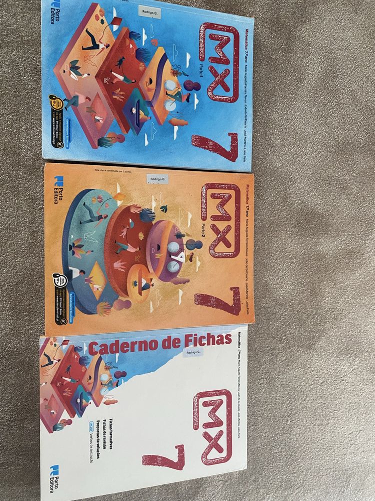 Manuais escolares 7. Ano