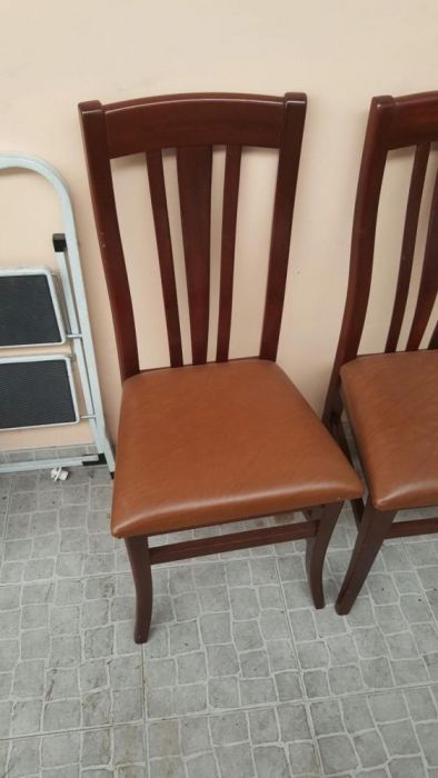 Mesa de sala conjunto de 6cadeiras