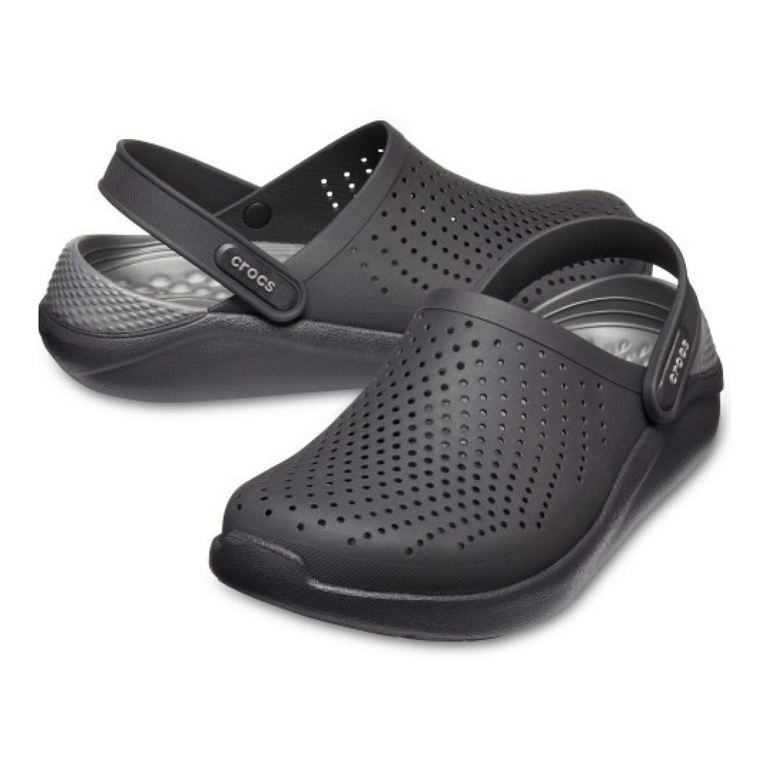 Crocs LiteRide Clog для чоловіків. Крокси з темною піддошвою