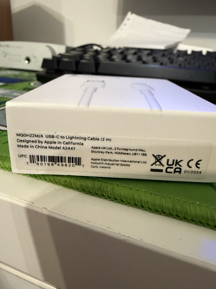 Apple usb c to lightning 2m