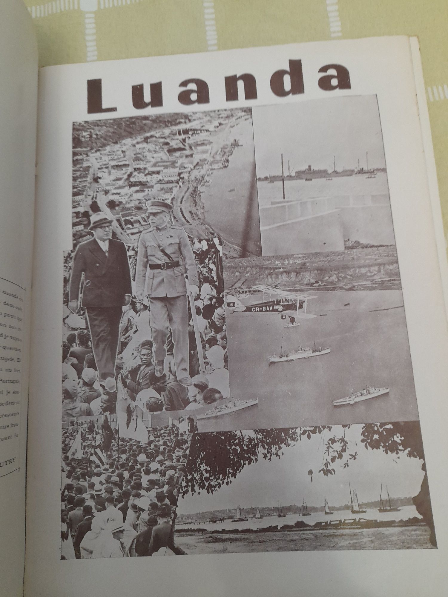 Livro antigo Ilustração de Angola e moçambique