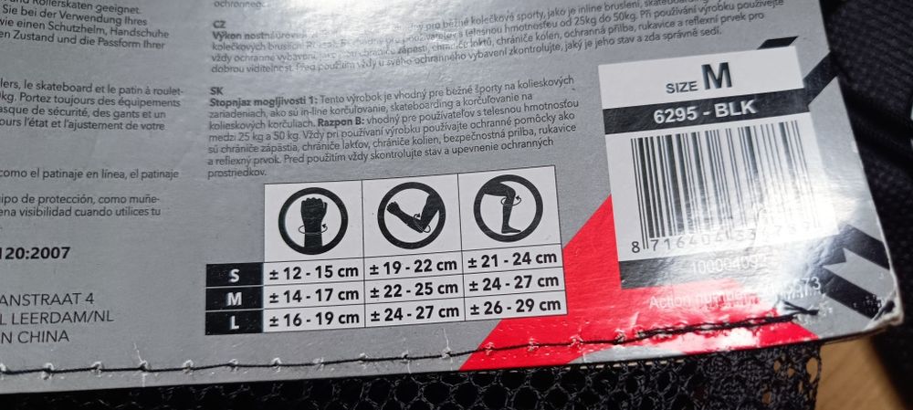 zestaw ochraniaczy przeznaczony