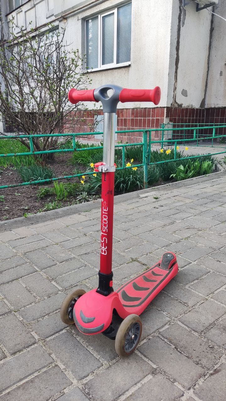 Самокат трьохколісний Best Scooter для дітей від 2-х років