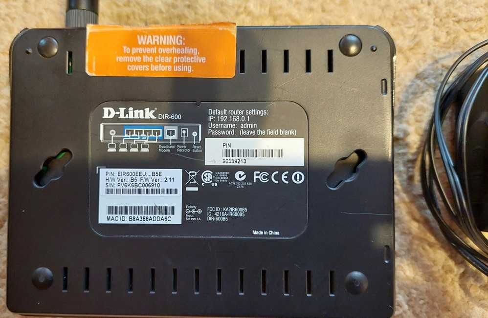 Wireless Router D-Link DIR-600