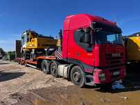 Iveco Stralis 500 EURO 5, 3 osie homologacja DMC 60T + naczepa MAX Trailer mulda + rozciągana + poszerzenia  niskopodwoziowa niskopodwoziówka semi semik idealna do koparek maszyn