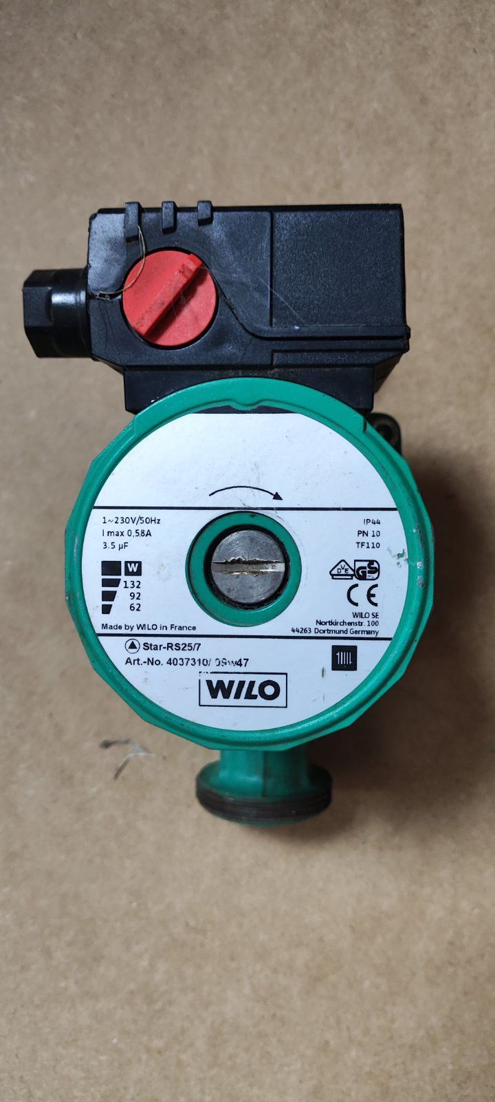 Насос циркуляционный Wilo Star-RS25/7