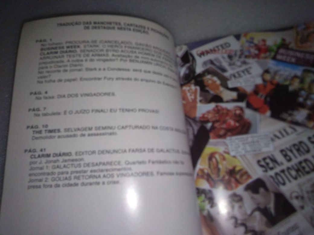 Livro nr.3 Marvels banda desenhada juízo final 1995