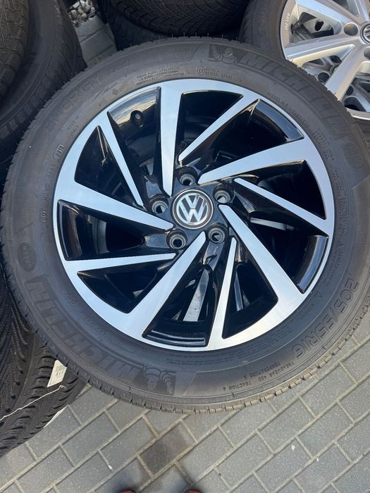 Idealne alu16 VW Golf 7,8. 5x112,Opony Michelin 8mm