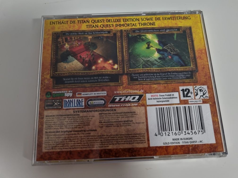 Titan Quest oraz dodatek Immortal - DVD PC