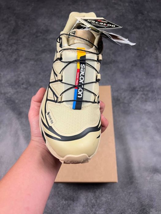 ТОПОВА ЯКІСТЬ‼️Чоловічі Кросівки Salomon XT-6 Gore-tex Beige Brown,сал