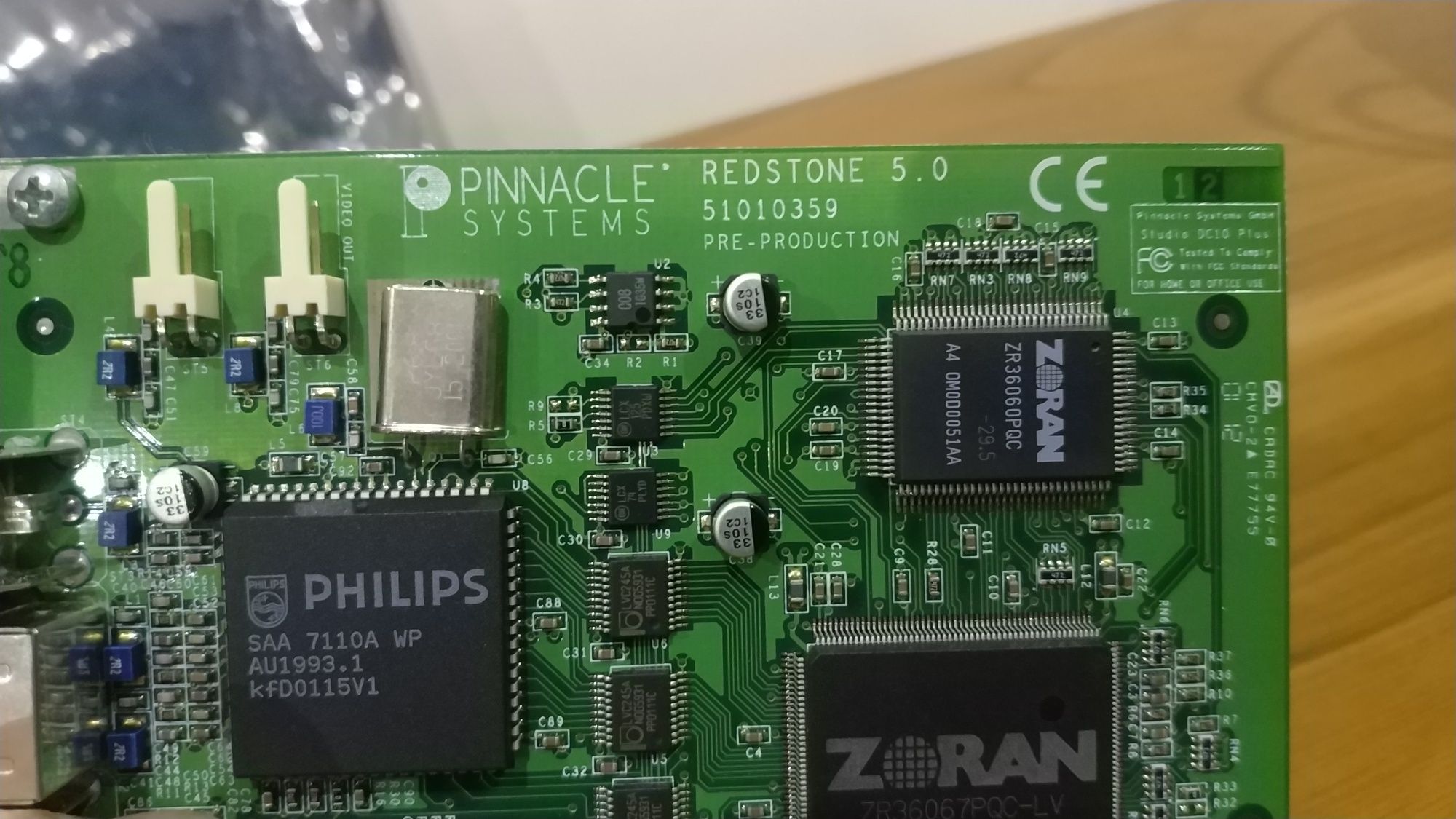 Placa de leitura de vídeo PCI pinnacle redstone 5.0