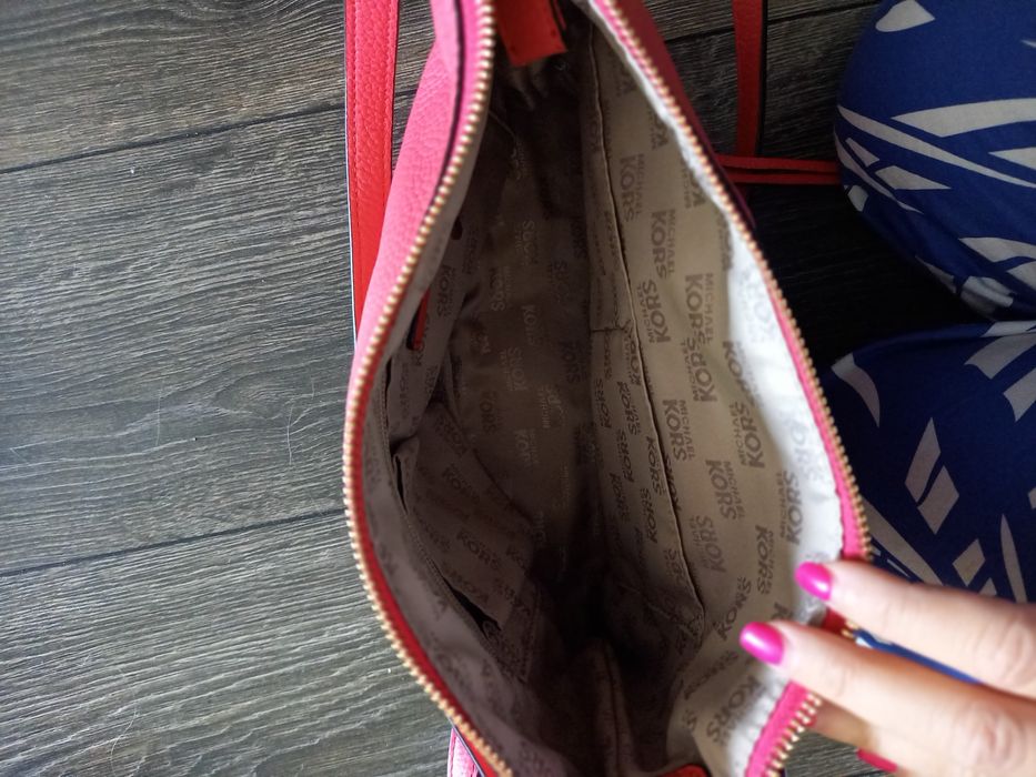 Torebka Michael Kors oryginalna koralowa