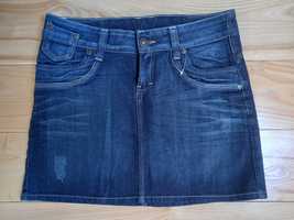 C&A spódniczka jeans mini 36