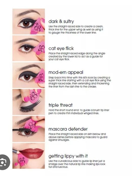 Beautyblender liner designer трафарет шаблон для малювання стрілок