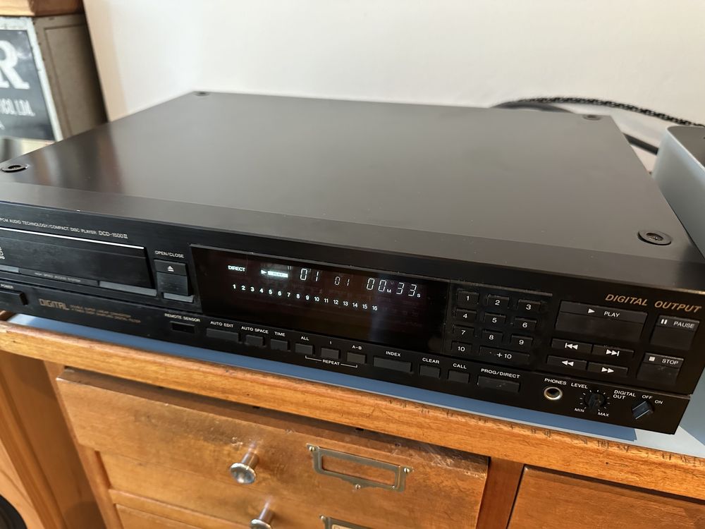 Denon Hi End CD Player DCD-1500 II Comando e Manual