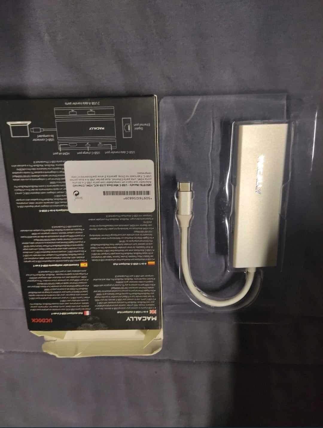Hub USB-C Macally UC DOCK