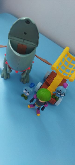 Fisher -Price Imaginext.Gus Mały wielki Rycerz Smok rycerska katapulta