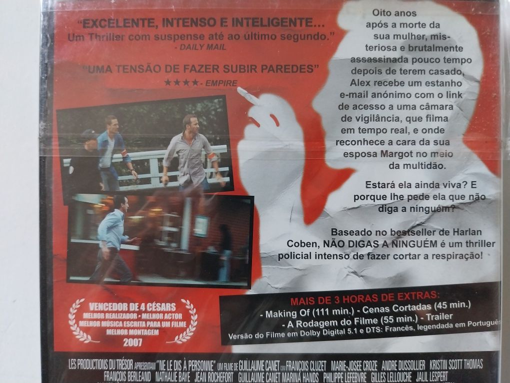 Não digas a ninguém (Ne le dis à personne) ed especial Guillaume Canet