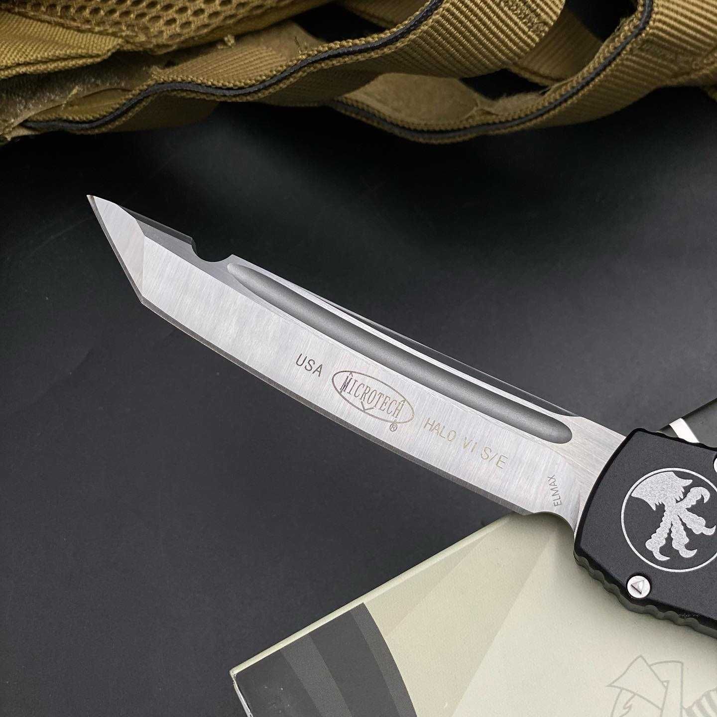Нож Microtech Halo VI, Нож фронтальный автоматический, Ніж викидний