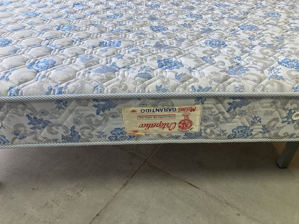 Estrado Cama Solteiro + Colchão