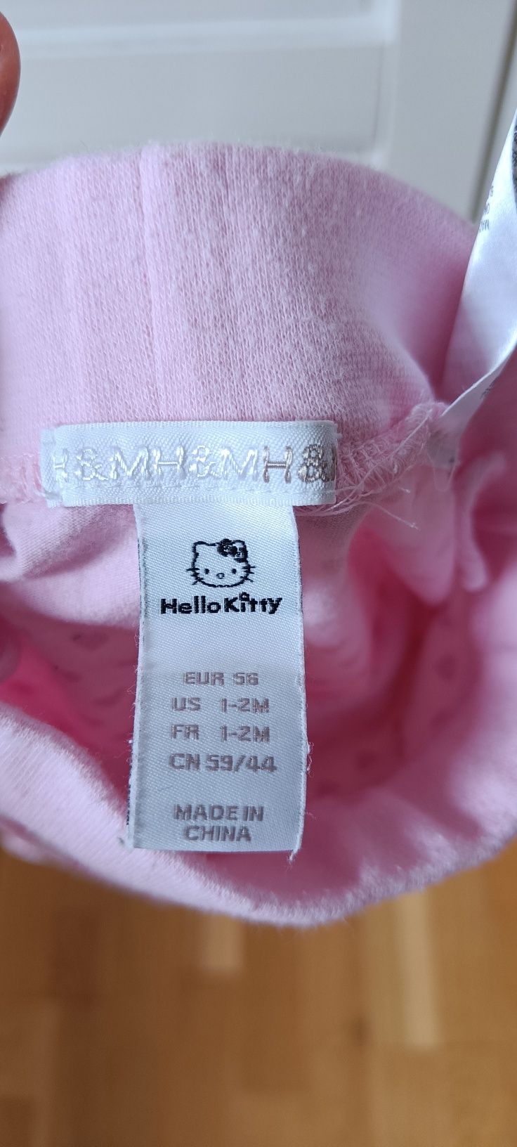 Legginsy marki H&M rozmiar 56 1-2 miesiące Hello Kitty