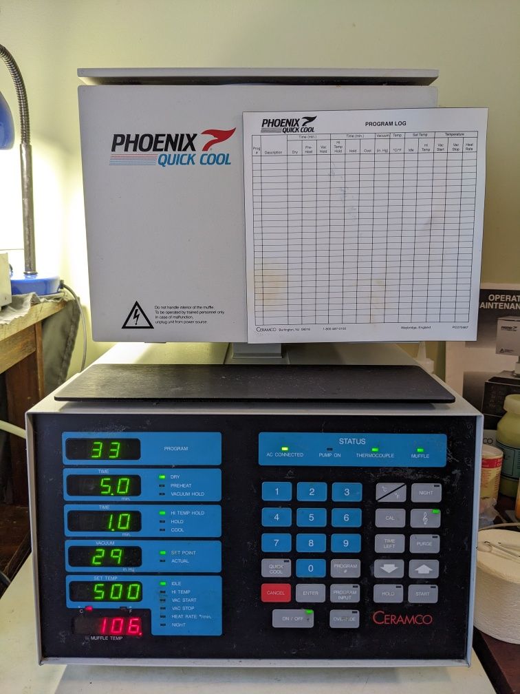 Керамічна піч Phoenix Ceramco quick cool, воскотопка, бормашина