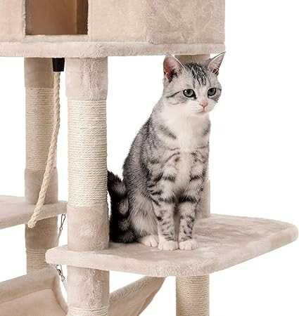 ENVIO GRÁTIS - Árvore para gatos, arranhador de gatos 154cm, 3 cores