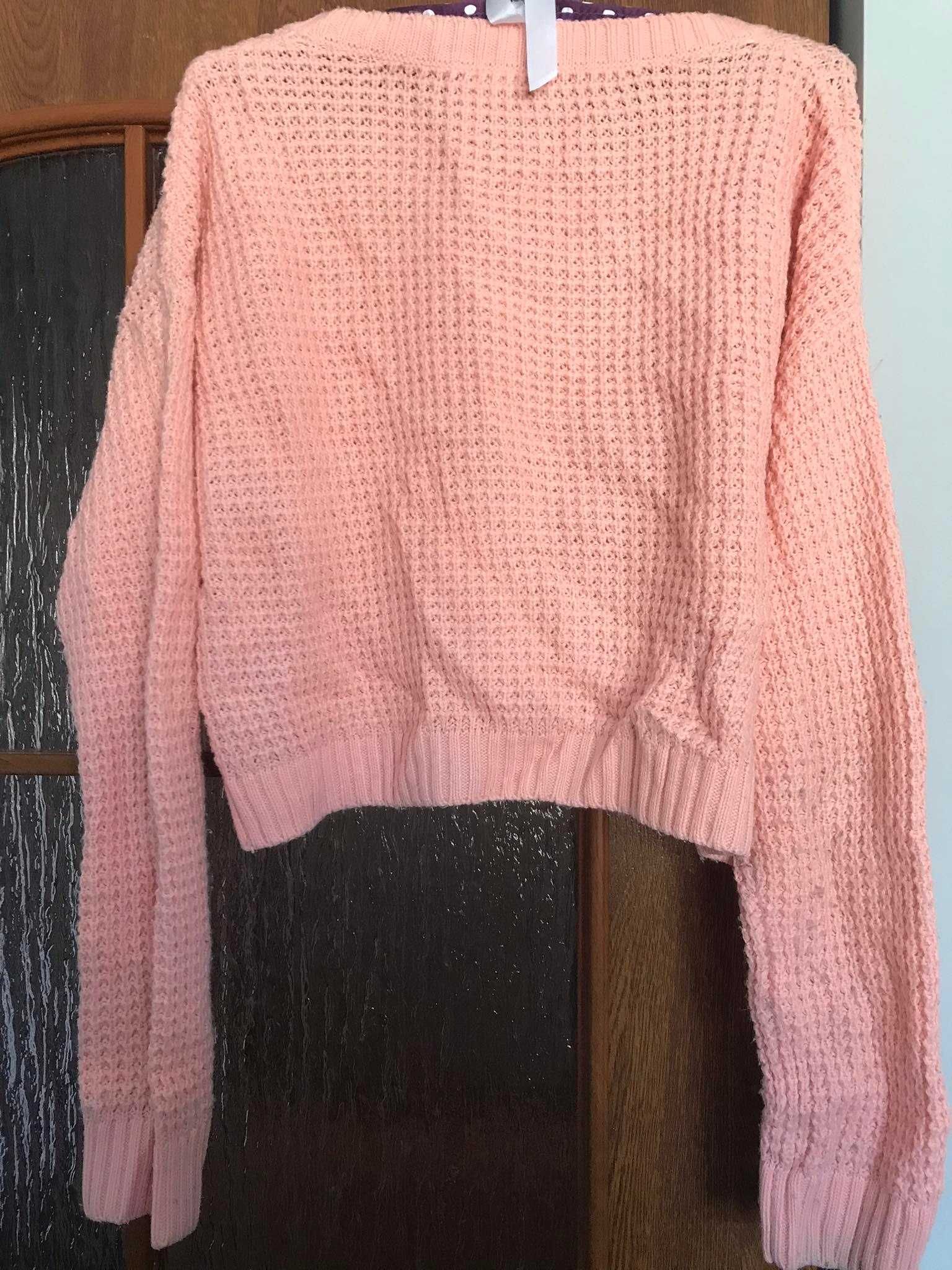 różowy sweterek Tezenis