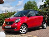 Smart Forfour 1.0 72KM_prime_klima_tempomat_panorama dach_el.szyby_stan TOP