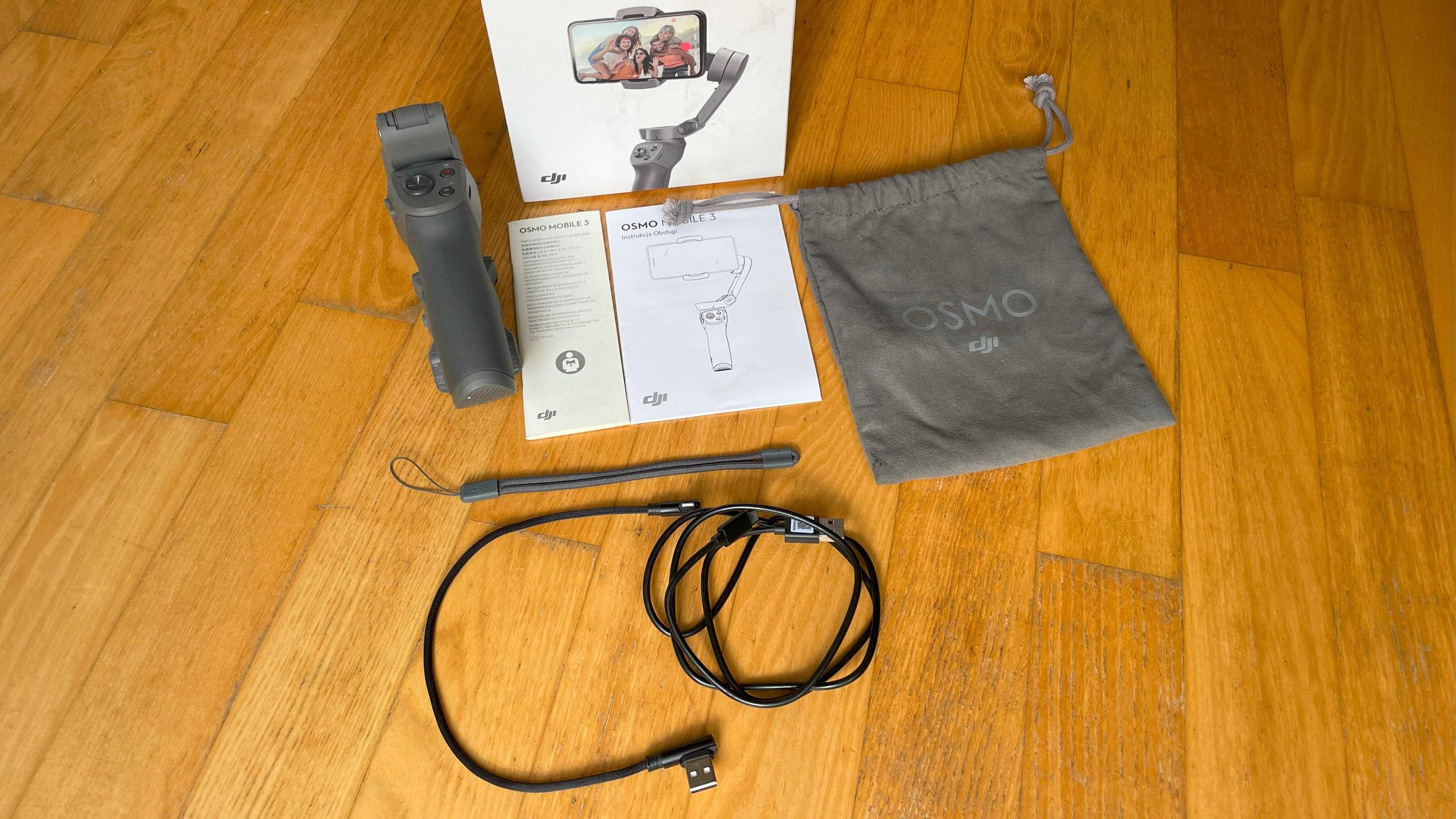 Nagrywaj jak ZAWODOWIEC - GIMBAL DJI OSMO MOBILE 3 w idealnym stanie