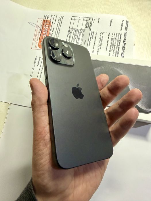 Iphone 15 Pro Max 256гб(Black Titanium) СТАН НОВОГО ТЕЛЕФОНУ!!!