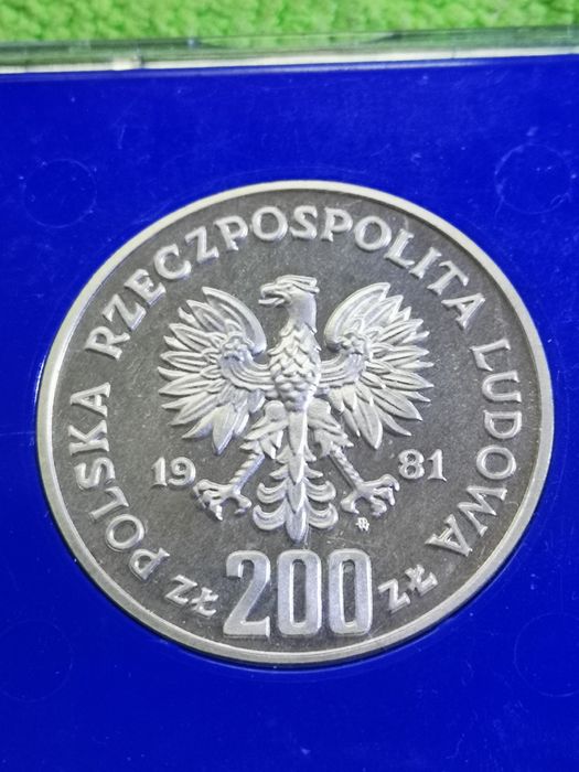 Moneta kolekcjonerska B. Śmiały 1981r