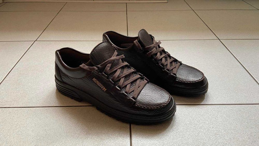 Нові чоловічі шкіряні туфлі лофери Mephisto з Німеччини зозмір 42-43