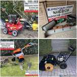 Walec siewnik zamiatarka spalinowa