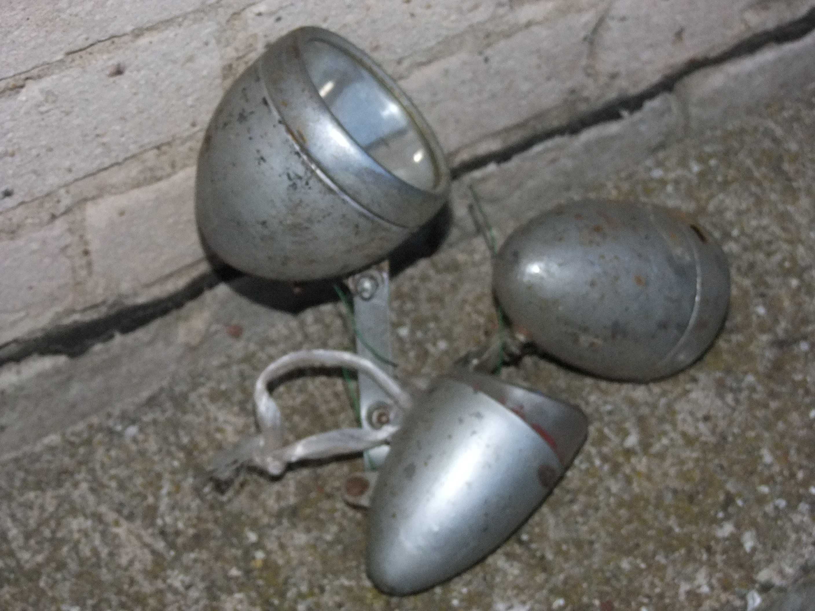 Stare lampy rowerowe