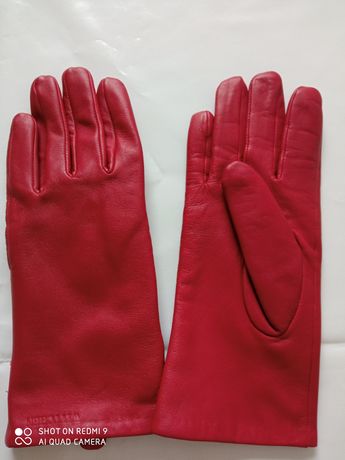 Nowe rękawiczki skórzane damskie Wittchen 7, rozprute patrz fotka