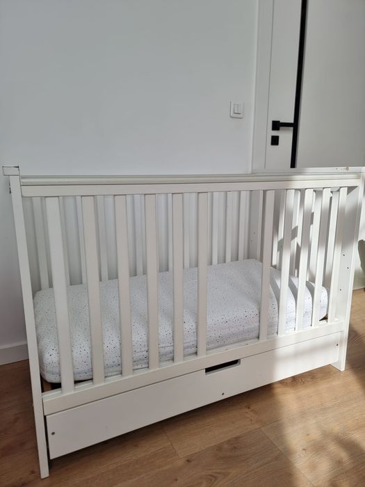 Łóżeczko Iwo Klupś 60x120cm z szufladą