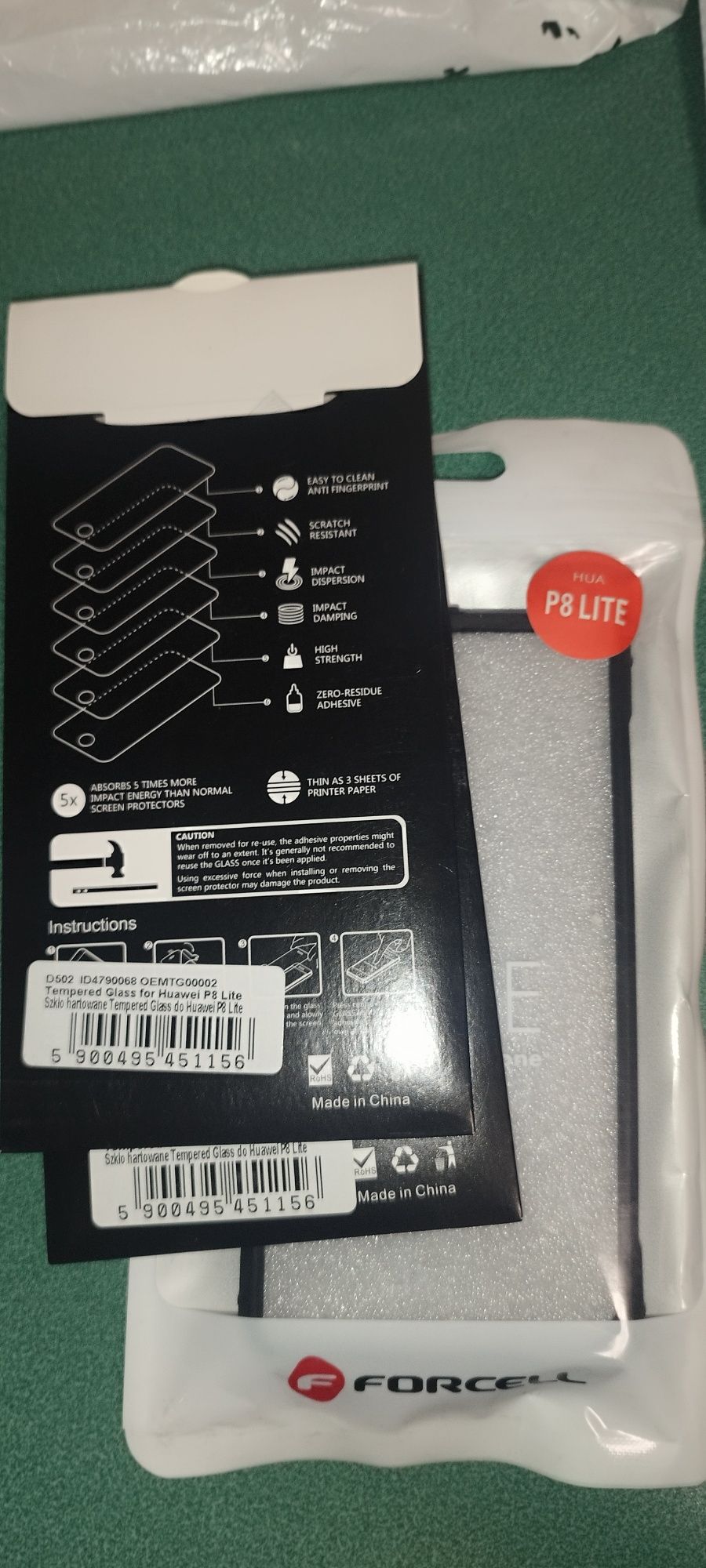 Huawei p8lite etui hard + 2 szkła wszystko nowe