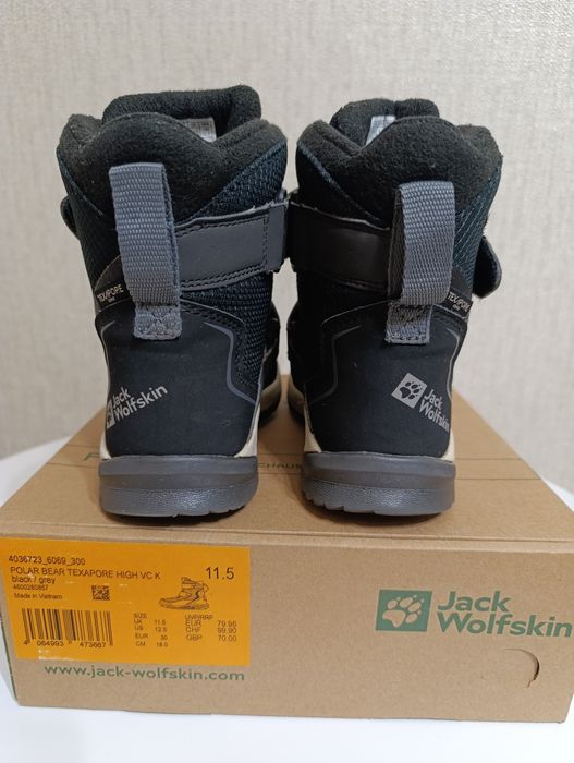 Зимові черевики Jack Wolfskin 30 розмір