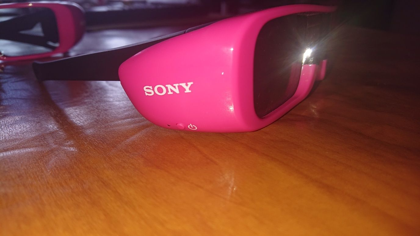 Okulary 3D Sony zestaw 4szt