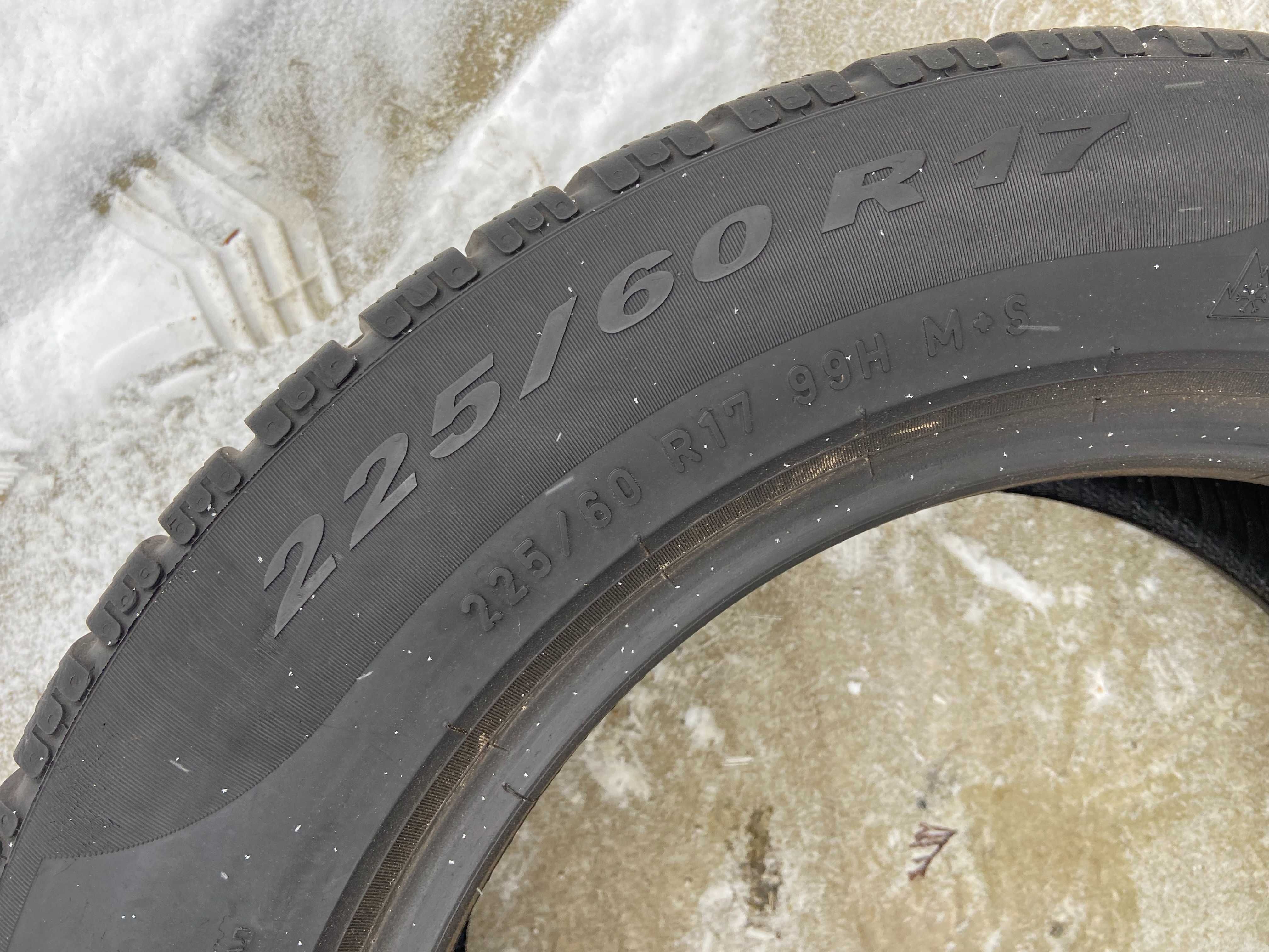 225/60R17 Pirelli SottoZero 2 Run Flat * Używane