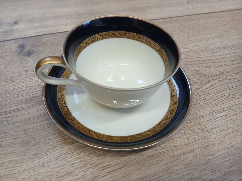 Filiżanka Rosenthal kobalt złoto