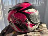 kask HJC IS 17 IS-17 Pink Rocket rozm. S stan idealny
