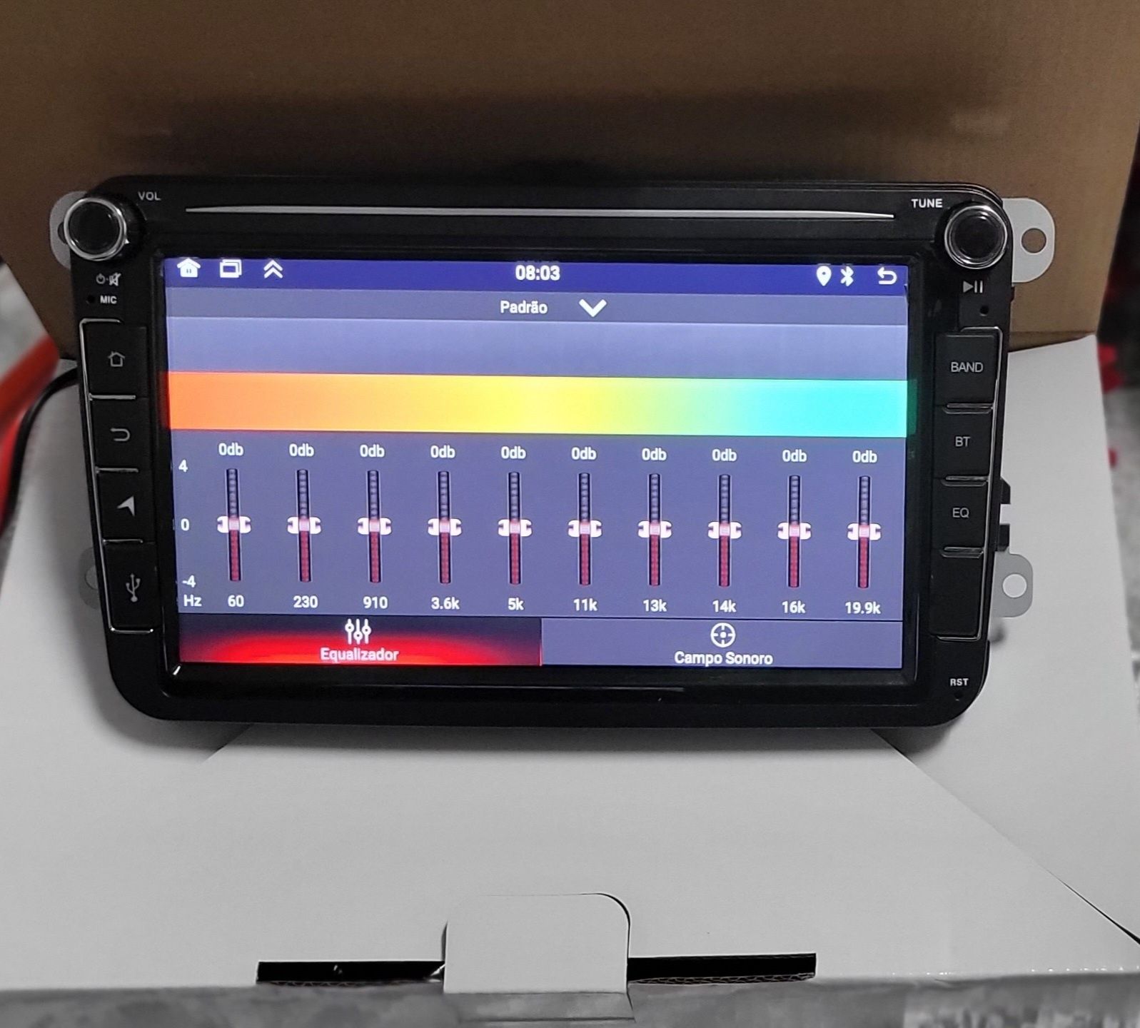 Radio/monitores Android 13  CarPlay sem fios