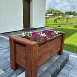 Donica drewniana 110x45x52