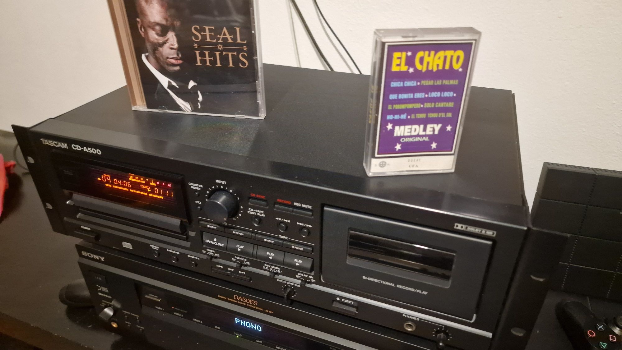 TASCAM CD-A500 - CD / Cassete Profissional