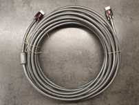 Kabel HDMI 15m metalowe skręcane złącza